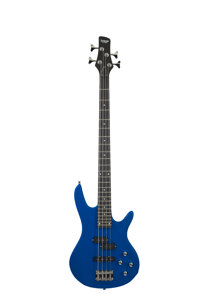 SQOE Sq-ib-4 blue бас гитара